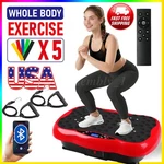 Vibration Platform Plate Whole Body Exercise Fitness Massager Machine Slim 350LB. Fixed Price $57.29.