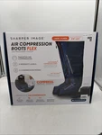 Sharper Image Air Compression Boots Flex, Large/xlarge New-open Box. Fixed Price $62.10.