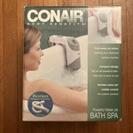 Conair Body Benefits Water Jet Bath Spa With Massaging Attachment Model BTS1SE. Fixed Price $39.99.