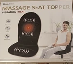 Healthtouch Massage Seat Topper W/ Vibration And Heat New In Box. Fixed Price $20.00.