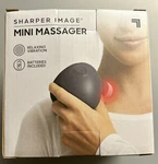 Sharper Image Mini Massager - Relaxing Vibration, Batteries Included, Glow Nodes. Fixed Price $9.40.