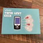 Vive Tens Unit Electrotherapy Muscle Stimulator Rechargeable Black. Fixed Price $12.00.