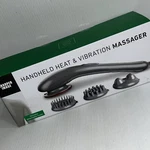 Sharper Image Handheld Heat & Vibration Massager (gray) New SEALED/69J. Fixed Price $13.50.