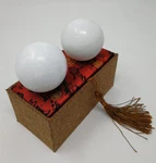 Collectibles White Marble Stone Chinese Healthy Exercise Massage Baoding. Fixed Price $18.47.