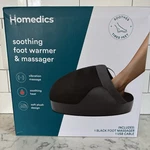 Homedics Vibration Massager W/ Soothing Heat Foot Warmer New. Fixed Price $19.97.