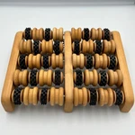 Wooden Foot Massager Roller Reflexology Stress Relief Pain Therapy. Fixed Price $18.05.