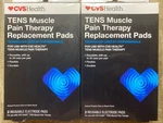 4 Pack Cvs Health Tens Muscle Pain Therapy Replacement Pads. Fixed Price $34.99.