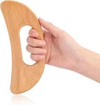 Body Gua Sha Tool Wooden Lymphatic Drainage Massager Brown. Fixed Price $9.26.