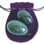 Polar Jade Natural Nephrite Predrilled Eggs For Wellness Training Large,. Fixed Price $57.00.