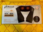Eternal Living Stress Relief Shiatsu Back And Neck Massager W Heat Deep Tissue. Fixed Price $26.99.