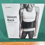 Hyperice Venom Back Heated Vibrating Rechargeable Massage Belt Wrap Black. Fixed Price $99.00.