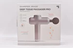 Sharper Image Deep Tissue Massager Pro Percussion Device Grey. Fixed Price $32.99.