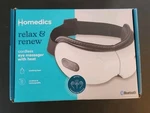 Homedics Heated Eye Massager Relax Renew White Cordless Bluetooth SPE-110H-2. Fixed Price $29.95.