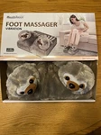 Health Touch Foot Massager, Relaxation, Ultra Soft, Care Nwb Sloths. Fixed Price $31.99.