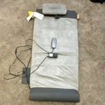 Homedics Massage Mat Gray Remote Control Full Body Back Neck Tested Work. Fixed Price $75.00.
