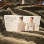 Sharper Image Heated Vibrating Neck & Shoulder Massager Gray. Fixed Price $44.99.