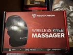 Neocarbon Wireless Heat, Vibration And Compression Knee Massager - Gray Black. Fixed Price $18.40.