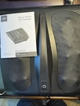 The Sharper Image Shiatsu Foot Massager MSG-F-110B Open Box Paperwork. Fixed Price $59.85.