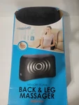 Health Touch Memory Foam Back & Leg Massager With Vibration, Brand New. Fixed Price $24.99.