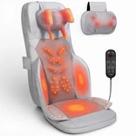 Shiatsu Neck Back Massager Cushion Chair Pad Heat Vibration Grey. Fixed Price $133.49.