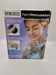 Homedics Palm Percussion Personal Body Heat Massager 3 Head Attachments Open Box. Fixed Price $97.73.
