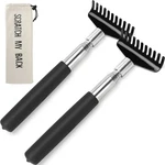2 Pack Oversized Portable Extendable Back Scratcher, Upgraded Metal Stainless.... Fixed Price $27.69.