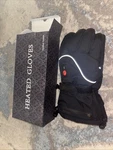 Global Vasion Rechargeable Black Heated Gloves. Fixed Price $55.00.