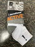 **new** Incrediwear Active Socks Men/women Quarter Crew White. Fixed Price $20.00.