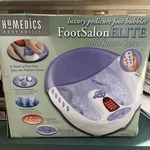 Homedics Footsalon Elite Luxury Pedicure Bubbler Spa Massage Remote New. Fixed Price $24.99.