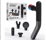 Sharper Image Powerboost Pro+ Reach Percussion Massager With 5 Attachments Black. Fixed Price $61.95.