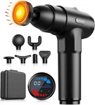 Aerlang Gun With Heat - Deep Tissue Percussion Muscle Massager 7 Heads. Fixed Price $68.86.
