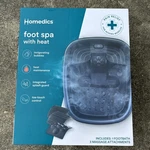 Homedics Spa Bliss Deluxe Foot Bath With Heat Invigorating Bubbles. Fixed Price $34.95.