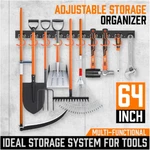Garden Tool Garage Organizer Holder Wall Mount Shovel Broom Durable Hook Storage. Fixed Price $29.23.