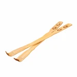 2 Pack Back Scratcher Massage Rollers Bamboo Long Reach Therapeutic Natural New. Fixed Price $8.87.