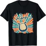Great Motif For Player Harpist Musician T-shirt. Fixed Price $14.99.