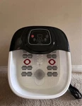 Electric Water Foot Massager And Spa Feet Pedicure Bubble Heat Bath Machine. Fixed Price $55.00.