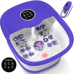 Knqze Collapsible Foot Spa With Heat, Remote Control, Temperature Bu.... Fixed Price $107.90.