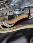 Kenmore Corded Electric Body Massager 322.8391 Metal Leather Silver Brown 115V. Fixed Price $22.00.