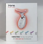 Ihome Vibrating Facial Sculptor Device With Red Light Led Technology - New. Fixed Price $35.66.