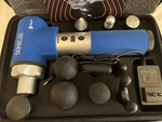 Lifepro Sonic Lx Professional Percussion Massage Gun W/ 10 Attachments - Blue. Fixed Price $64.99.