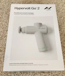 Hyperice Hypervolt Go 2 Portable Lightweight Cordless Massage Gun White. Fixed Price $99.00.