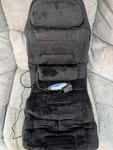 Snailax 262A Seat Cushion Back Massager With Heat - Black. Fixed Price $45.00.
