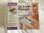 Homedics Soap Massager Spa Glycerin Apple Shower Terry Towel Lathering Pouch. Fixed Price $22.99.