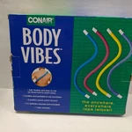 New Old Stock Vtg 1989 Conair Body Vibes Flexible Vibrating Massager Pink Works. Fixed Price $29.95.