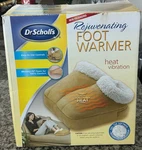 Dr. Scholl's Rejuvenating Foot Warmer With Heat Vibration. Fixed Price $15.99.