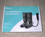 Nekteck Air Compression Leg Massager FE-7204B Gray Multispeed Remote Lightweight. Fixed Price $39.99.