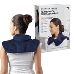 Sharper Image Heated Neck & Shoulder Wrap - Count (pack Of 1), Navy. Fixed Price $26.27.