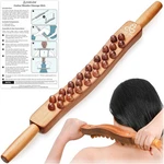 Cozlow Guasha Stick Tool - Premium Wooden Massager W/ 25 Be. Fixed Price $14.99.