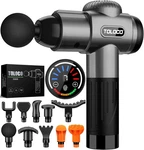 Toloco Massage Gun, Deep Tissue Back Athletes With 10 Heads Grey New. Fixed Price $63.98.