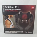 New Fitrx Shiatsu Pro Back, Shoulder, Neck Cordless Heated Massager. Fixed Price $32.99.